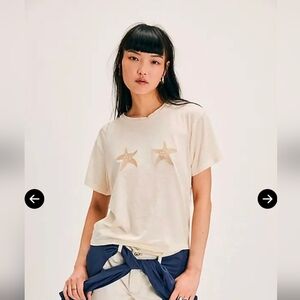 NWT Free People Banner Day Starfish Tee